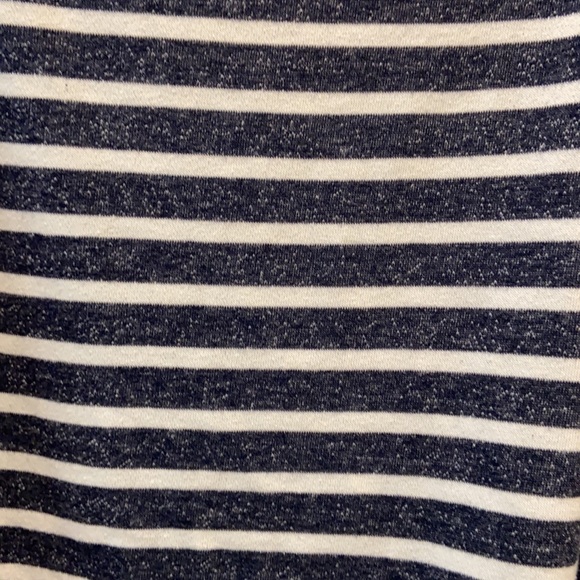 Max Studio blue and white stripe sweatshirt - Picture 2 of 5